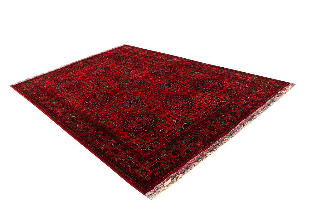 Dark Red Khal Mohammadi 6' 6 x 9' 7 - No. 67032 - ALRUG Rug Store