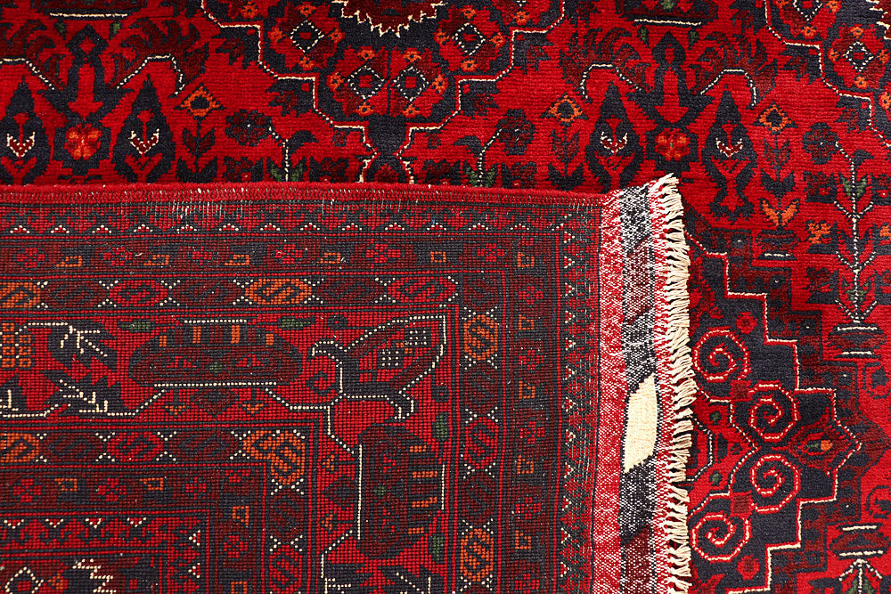 Dark Red Khal Mohammadi 6' 6 x 9' 7 - No. 67032 - ALRUG Rug Store