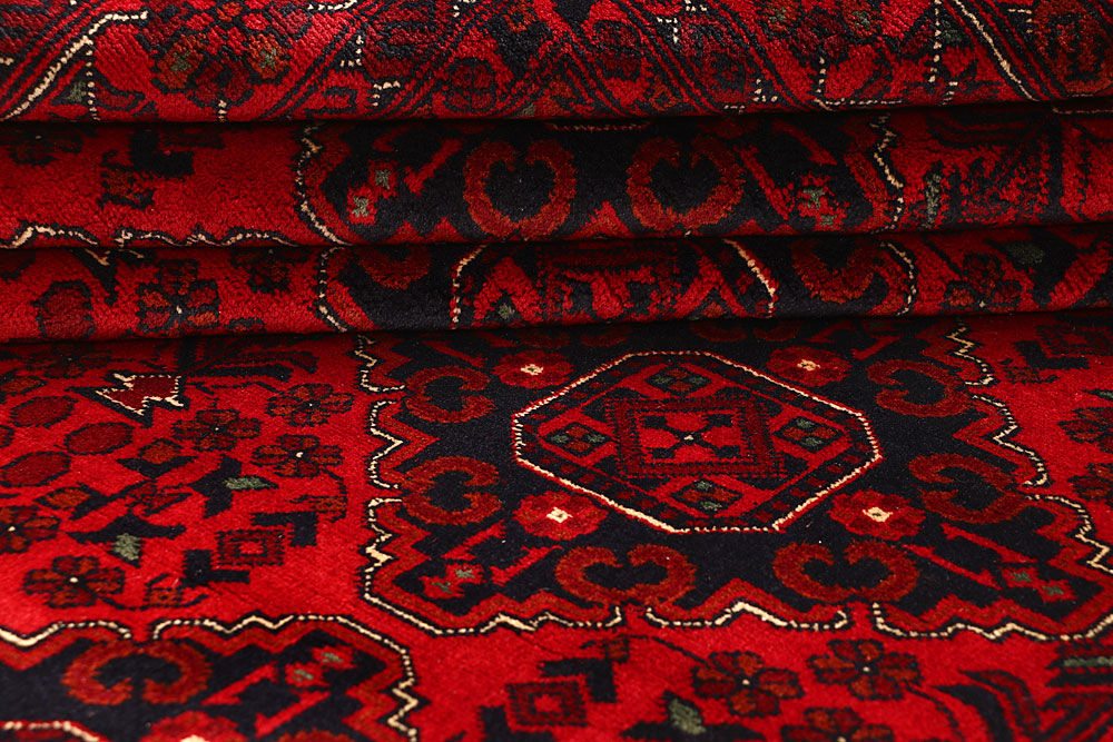 Dark Red Khal Mohammadi 6' 7 x 9' 6 - No. 67033 - ALRUG Rug Store