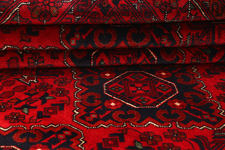 Dark Red Khal Mohammadi 6' 7 x 9' 6 - No. 67033 - ALRUG Rug Store