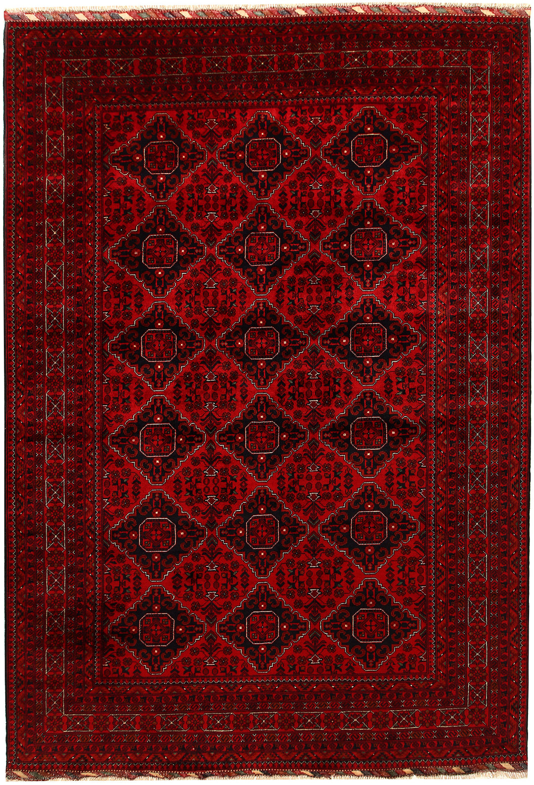 Dark Red Khal Mohammadi 6' 7 x 9' 6 - No. 67033 - ALRUG Rug Store