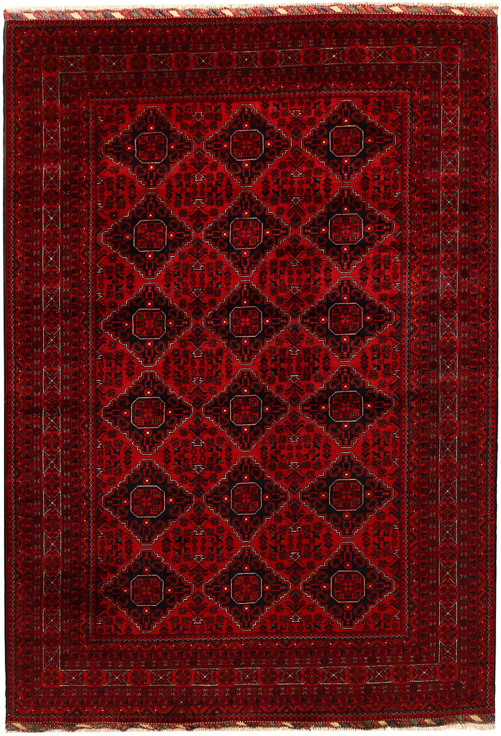 Dark Red Khal Mohammadi 6' 7 x 9' 6 - No. 67033 - ALRUG Rug Store