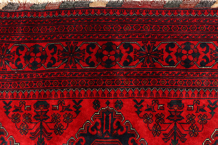 Dark Red Khal Mohammadi 6'  8" x 10'  2" - No. QA60641