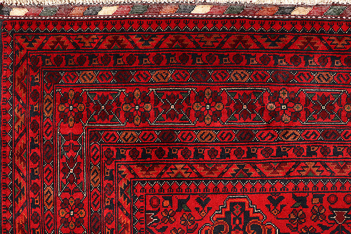 Dark Red Khal Mohammadi 6'  6" x 9'  8" - No. QA69884