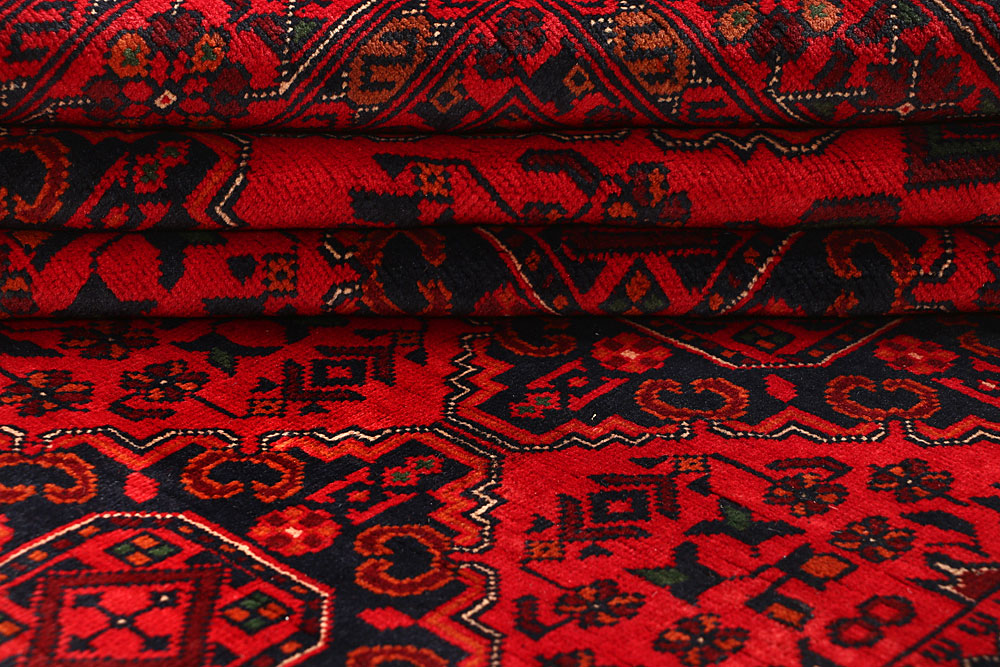 Dark Red Khal Mohammadi 6' 6 x 9' 8 - No. 67036 - ALRUG Rug Store
