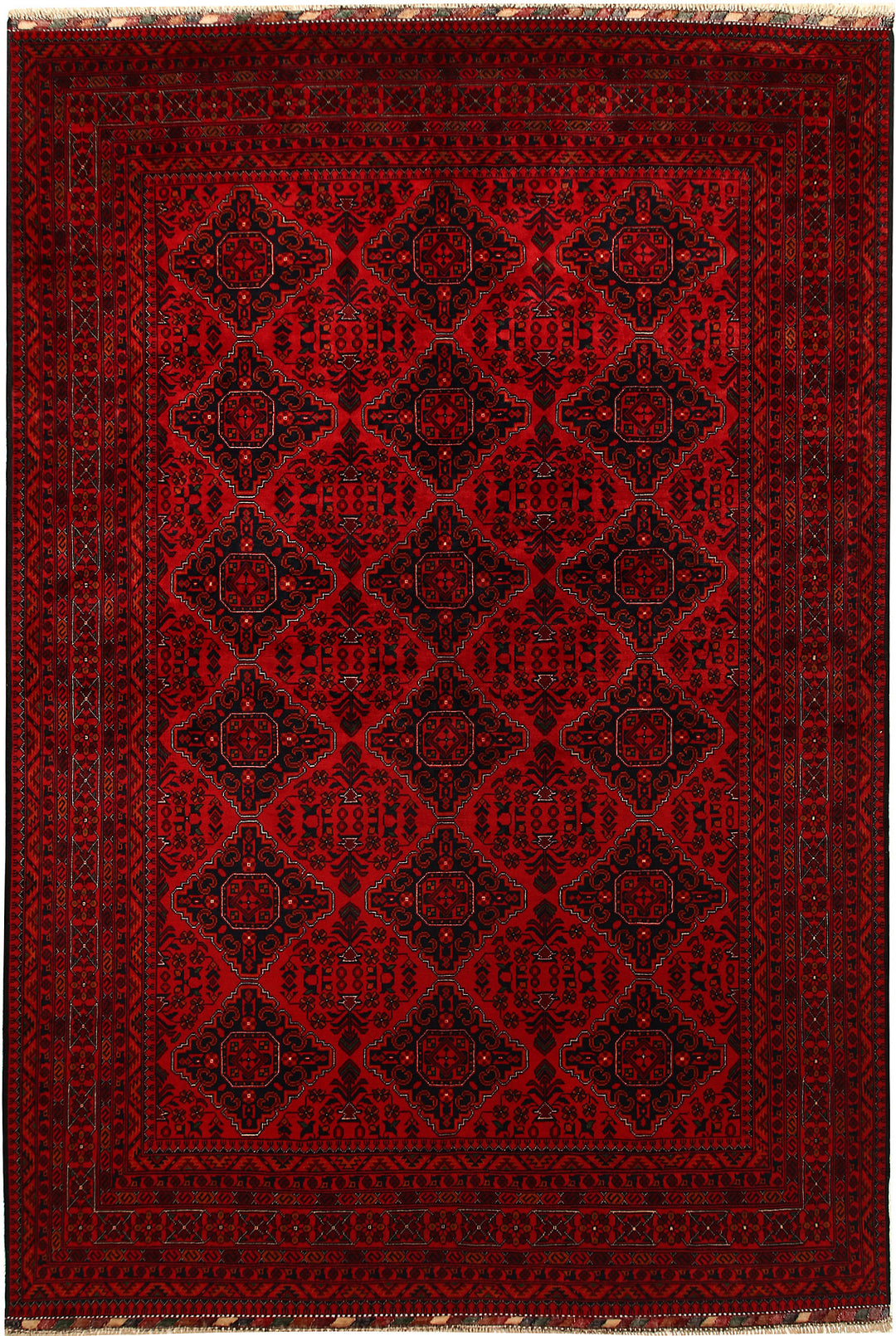Dark Red Khal Mohammadi 6' 6 x 9' 8 - No. 67036 - ALRUG Rug Store
