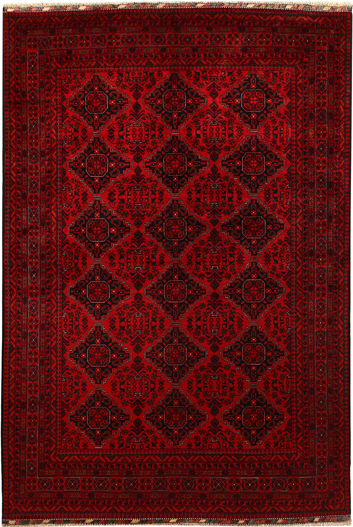 Dark Red Khal Mohammadi 6' 6 x 9' 8 - No. 67036 - ALRUG Rug Store