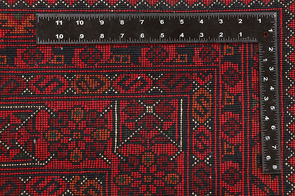 Dark Red Khal Mohammadi 6' 8 x 9' 6 - No. 67037 - ALRUG Rug Store