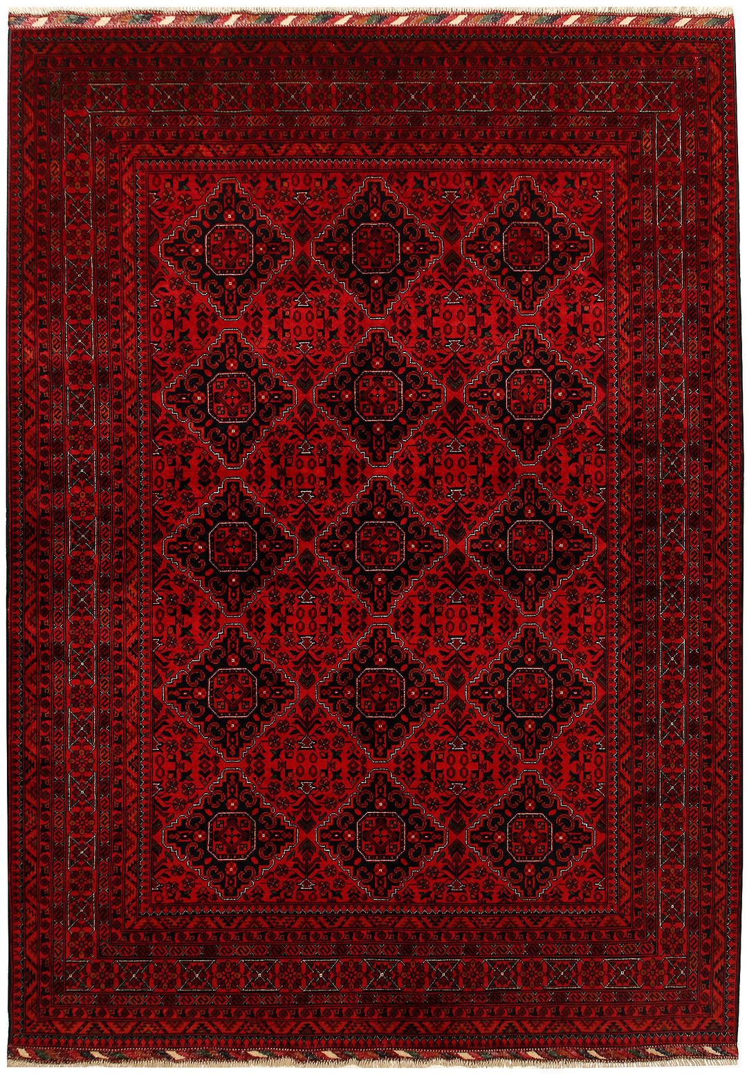 Dark Red Khal Mohammadi 6' 8 x 9' 6 - No. 67037 - ALRUG Rug Store