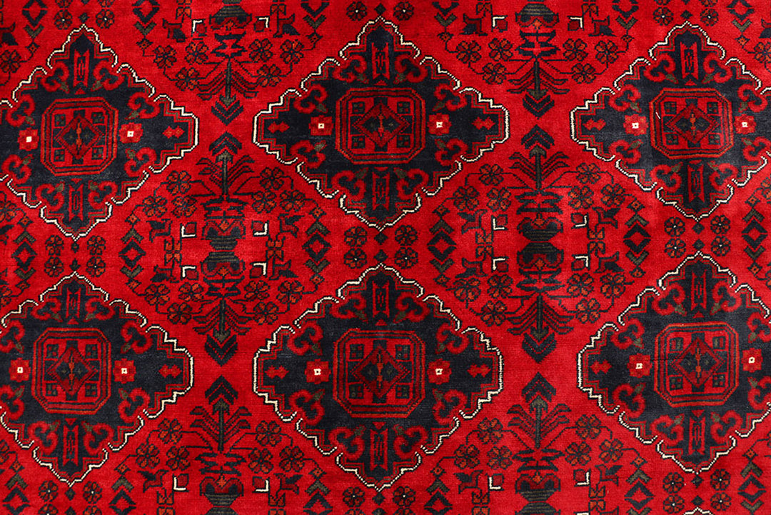 Dark Red Khal Mohammadi 6'  6" x 9'  5" - No. QA22286