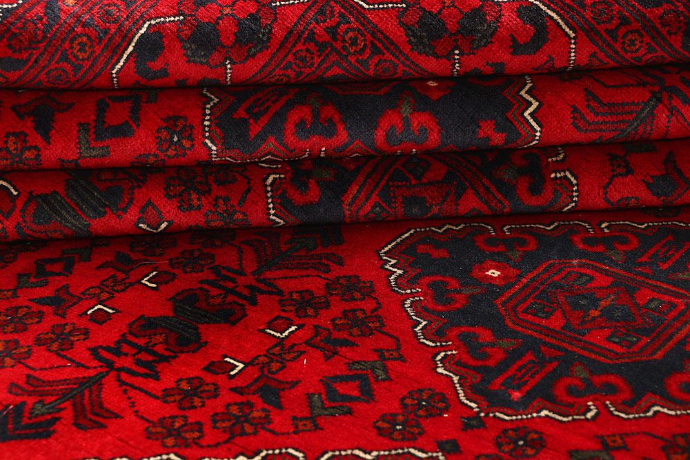 Dark Red Khal Mohammadi 6' 6 x 9' 5 - No. 67038 - ALRUG Rug Store