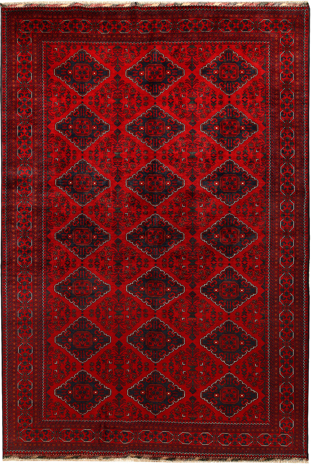 Dark Red Khal Mohammadi 6' 7 x 9' 8 - No. 67039 - ALRUG Rug Store