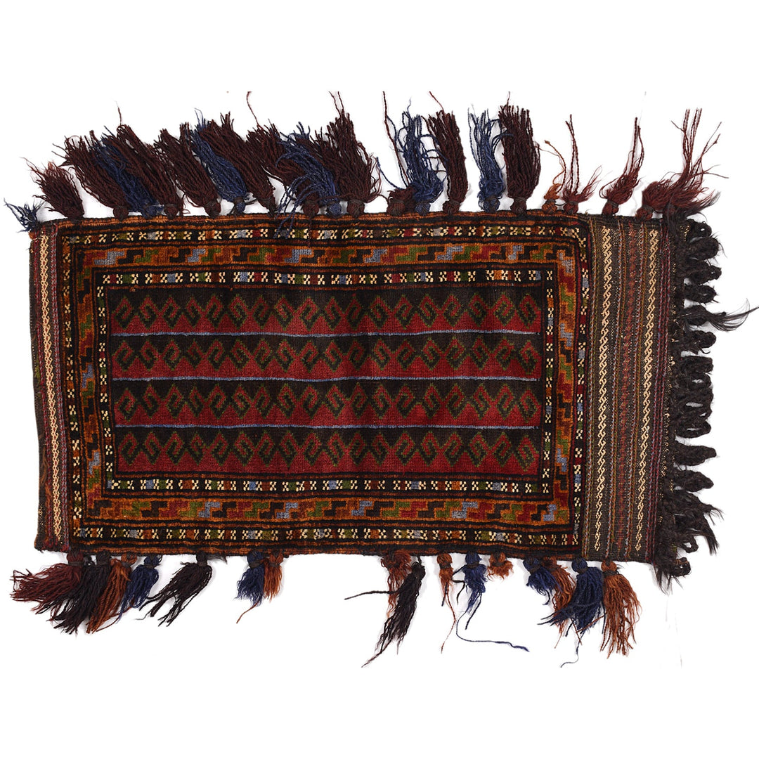 Afghan Balisht Rug 1' 8" x 3' 5" Hand-Knotted