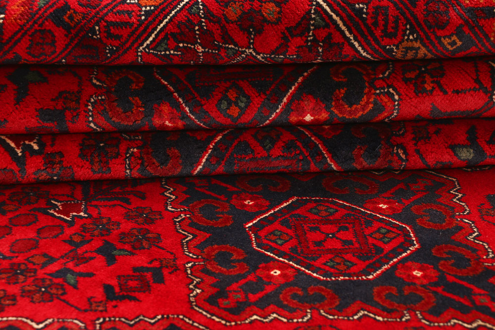 Dark Red Khal Mohammadi 6' 8 x 9' 9 - No. 67040 - ALRUG Rug Store