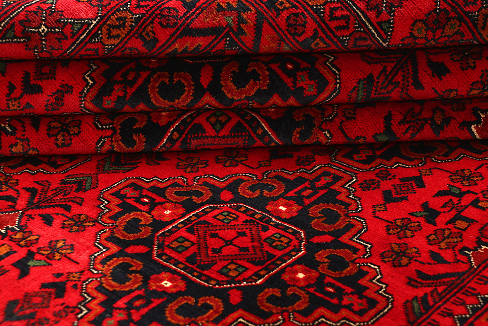 Dark Red Khal Mohammadi 6' 6 x 9' 9 - No. 67041 - ALRUG Rug Store