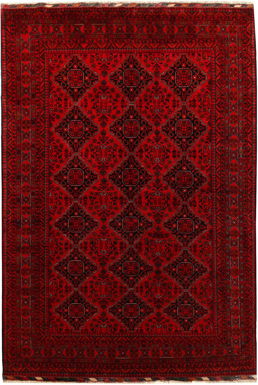 Dark Red Khal Mohammadi 6' 6 x 9' 9 - No. 67041 - ALRUG Rug Store