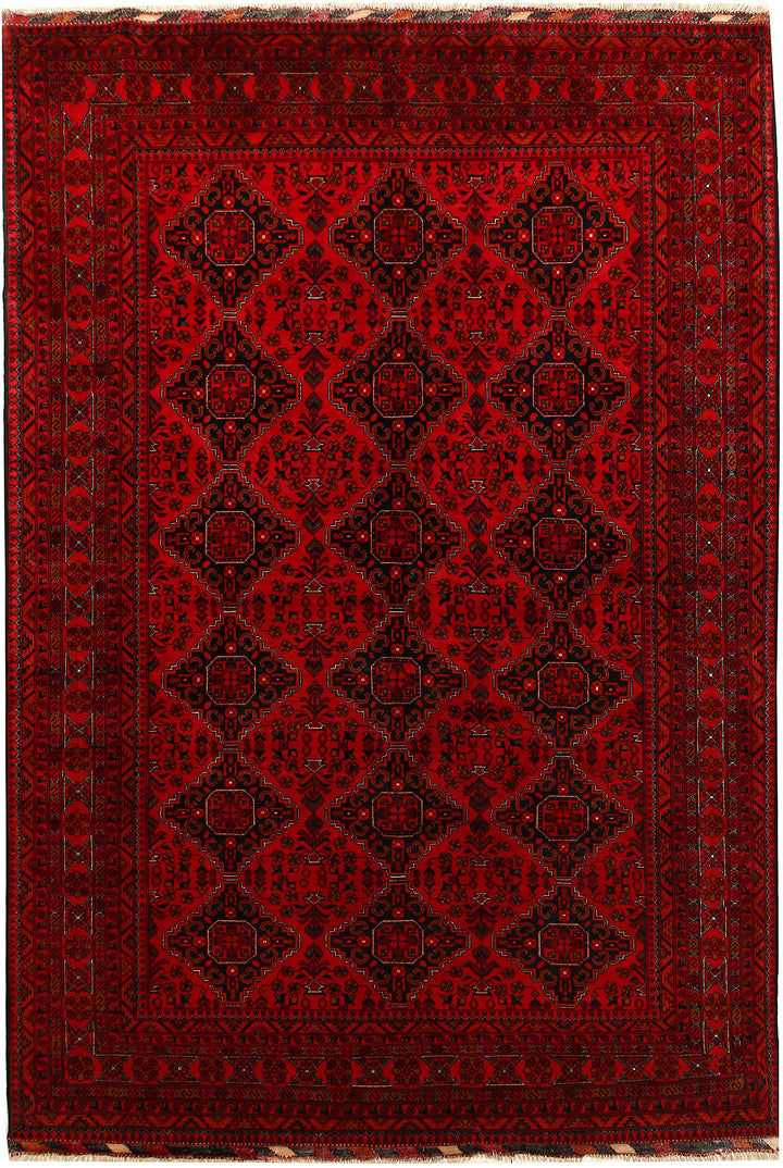 Dark Red Khal Mohammadi 6'  6" x 9'  9" - No. QA44444