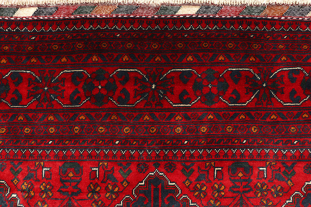 Dark Red Khal Mohammadi 6'  7" x 9'  6" - No. QA40813