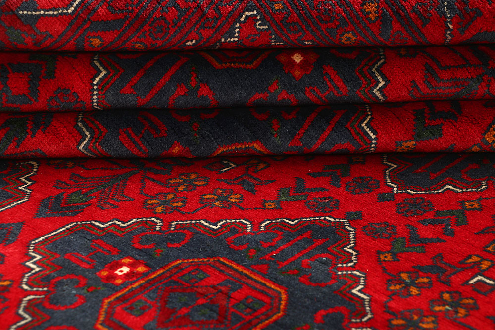 Dark Red Khal Mohammadi 6' 7 x 9' 6 - No. 67042 - ALRUG Rug Store