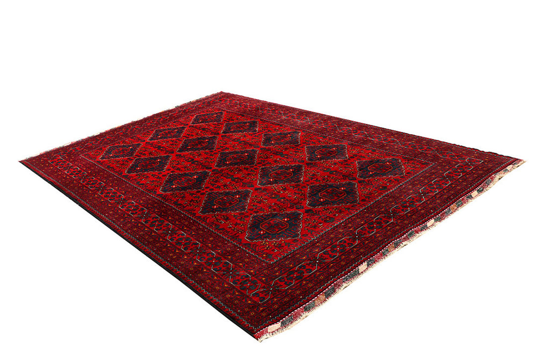 Dark Red Khal Mohammadi 6'  7" x 9'  6" - No. QA40813