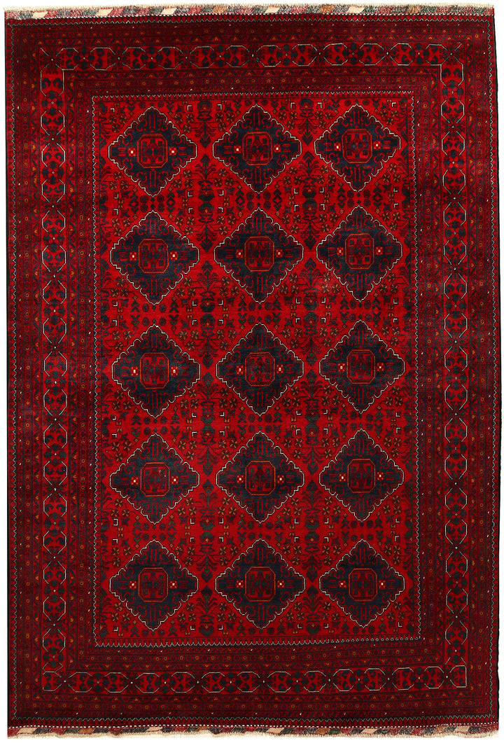 Dark Red Khal Mohammadi 6' 7 x 9' 6 - No. 67042 - ALRUG Rug Store