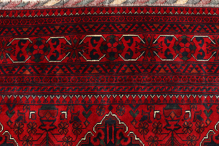 Dark Red Khal Mohammadi 6' 4 x 9' 5 - No. 67043 - ALRUG Rug Store
