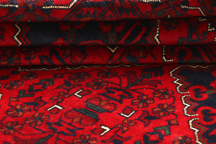 Dark Red Khal Mohammadi 6' 4 x 9' 5 - No. 67043 - ALRUG Rug Store