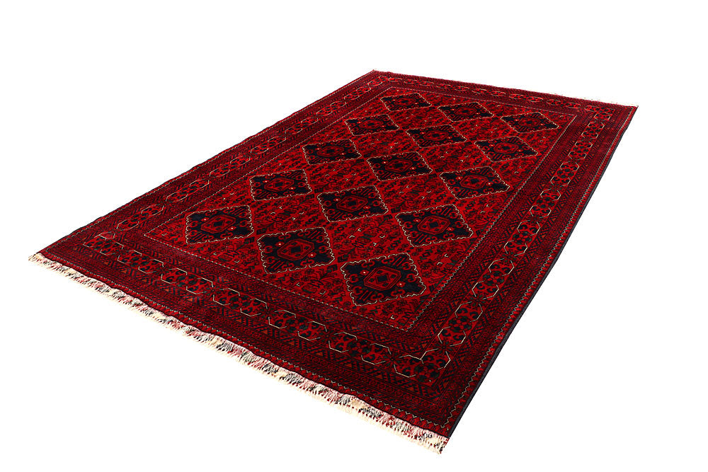 Dark Red Khal Mohammadi 6' 4 x 9' 5 - No. 67043 - ALRUG Rug Store
