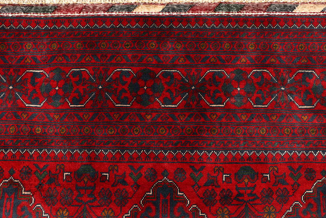 Dark Red Khal Mohammadi 6'  4" x 9'  2" - No. QA92563