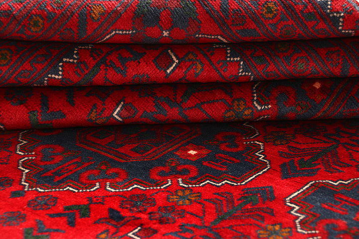 Dark Red Khal Mohammadi 6' 4 x 9' 2 - No. 67044 - ALRUG Rug Store