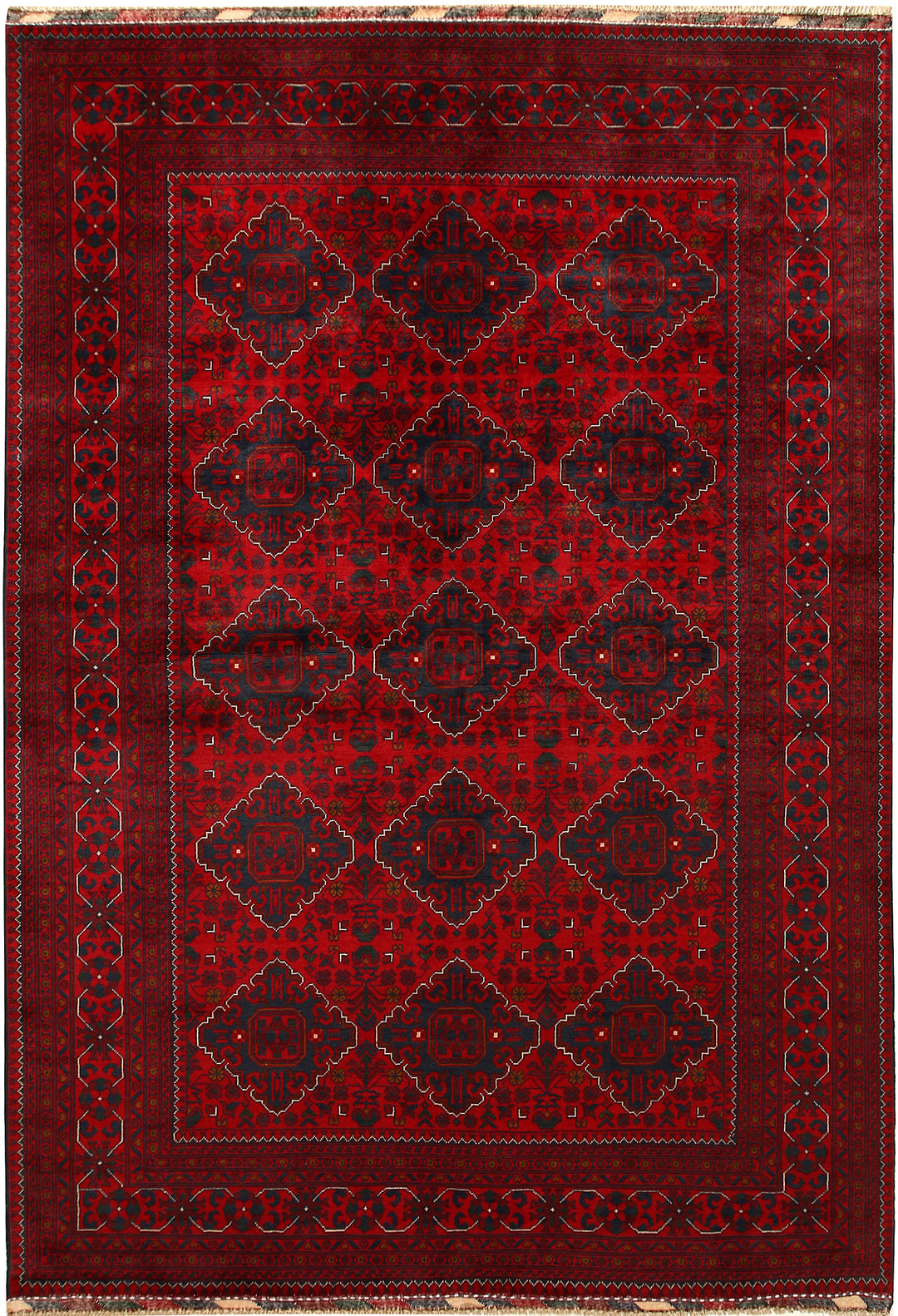 Dark Red Khal Mohammadi 6' 4 x 9' 2 - No. 67044 - ALRUG Rug Store