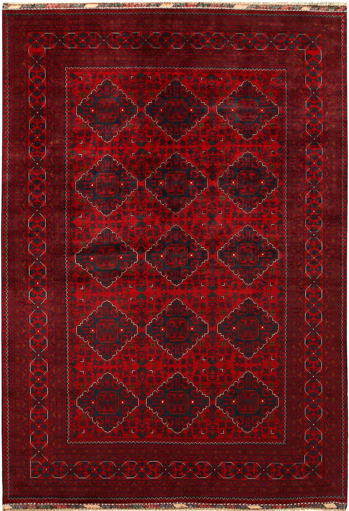 Dark Red Khal Mohammadi 6' 4 x 9' 2 - No. 67044 - ALRUG Rug Store