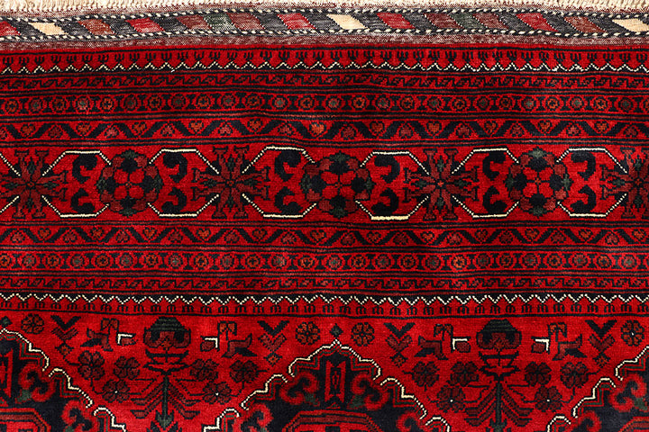 Dark Red Khal Mohammadi 6' 6 x 9' 6 - No. 67045 - ALRUG Rug Store