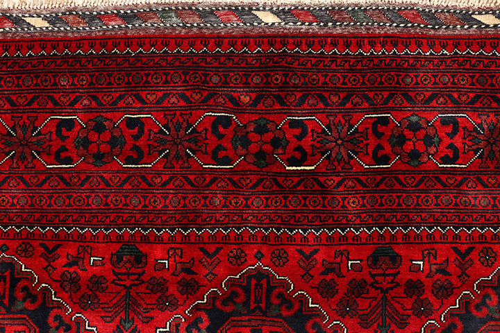 Dark Red Khal Mohammadi 6'  6" x 9'  6" - No. QA52848