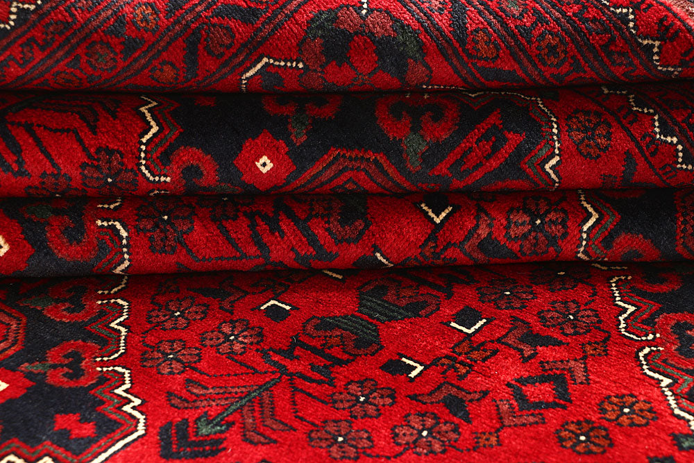 Dark Red Khal Mohammadi 6' 6 x 9' 6 - No. 67045 - ALRUG Rug Store