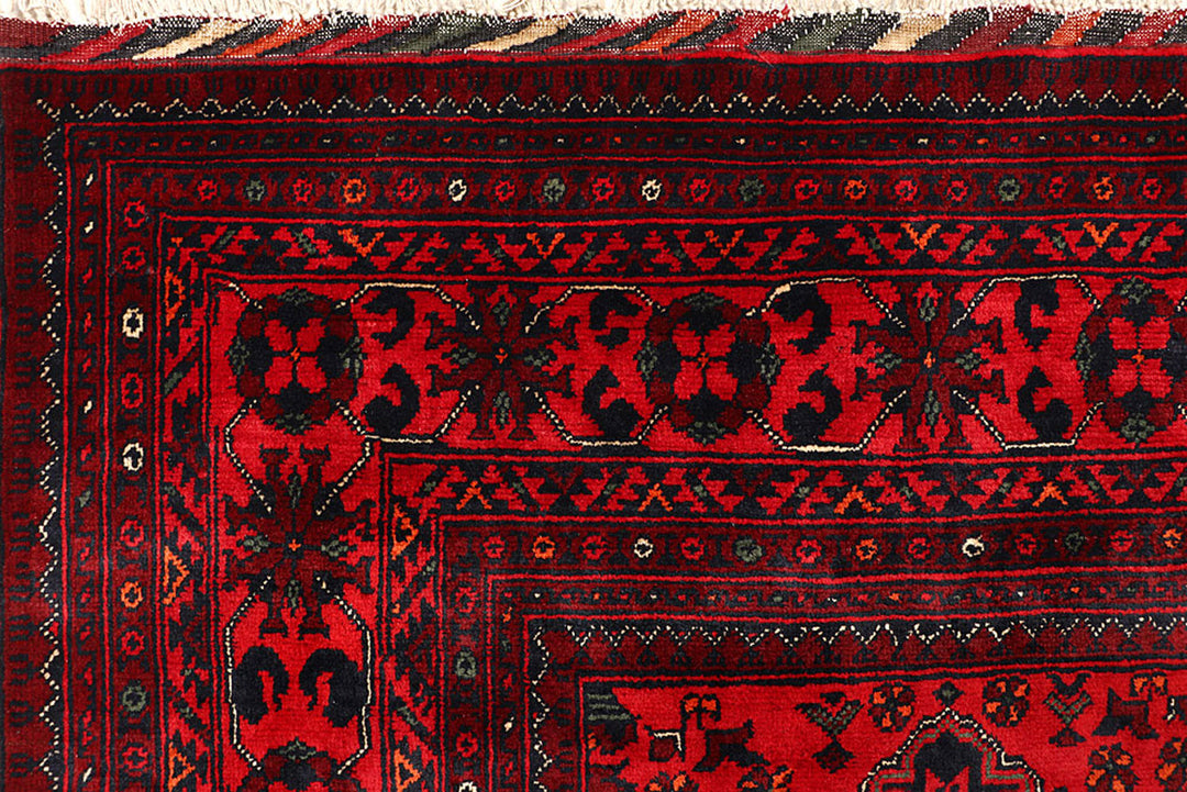 Dark Red Khal Mohammadi 6'  4" x 9'  10" - No. QA78289