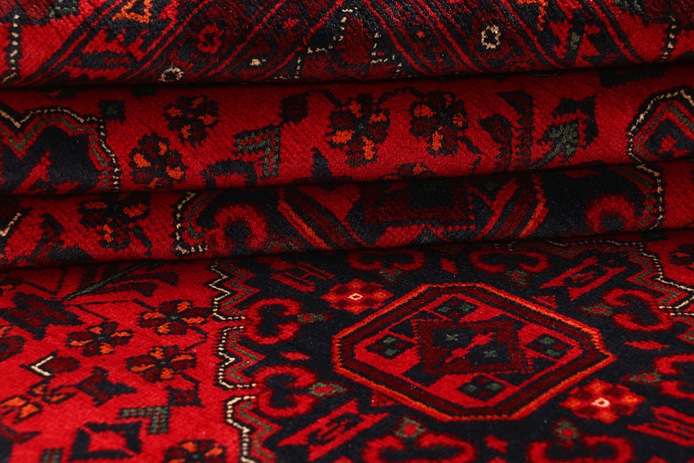 Dark Red Khal Mohammadi 6' 4 x 9' 10 - No. 67046 - ALRUG Rug Store