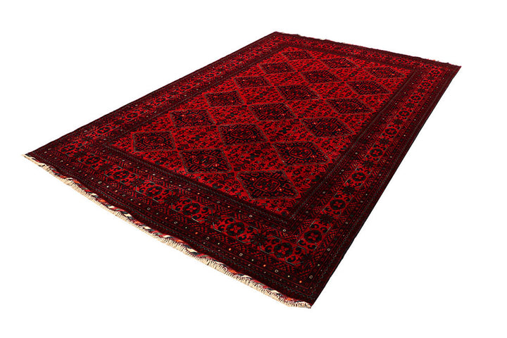 Dark Red Khal Mohammadi 6'  4" x 9'  10" - No. QA78289