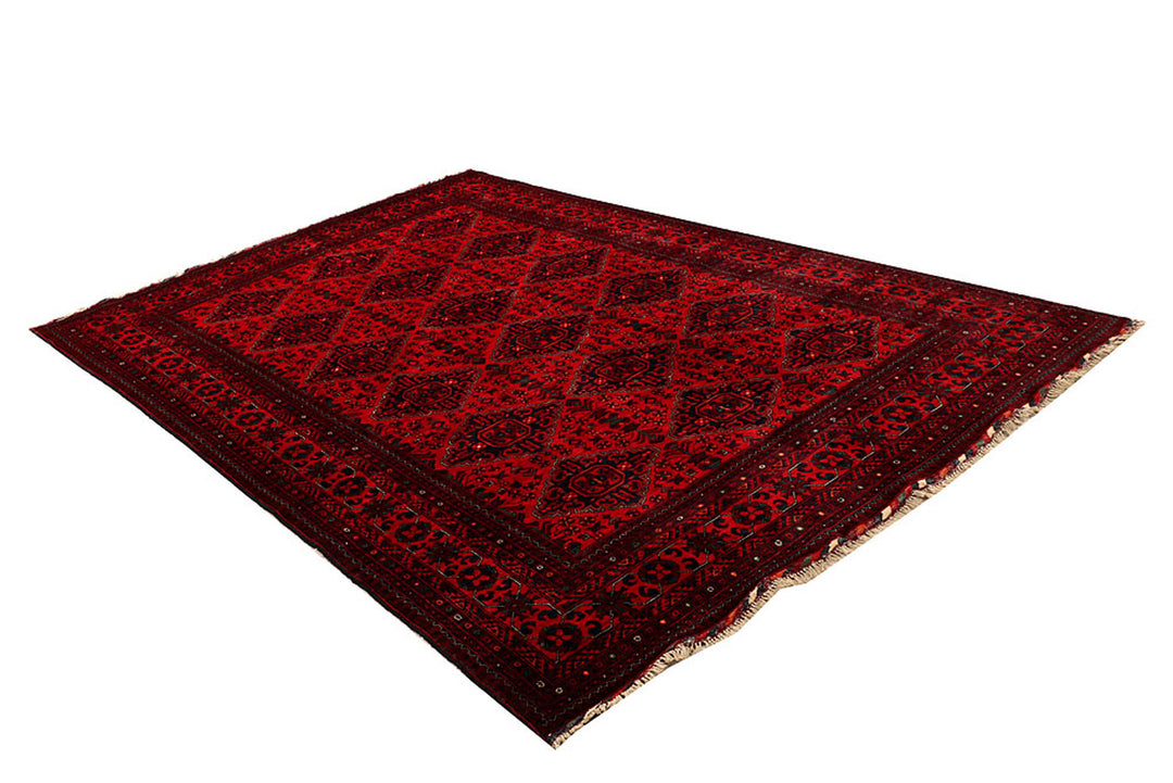 Dark Red Khal Mohammadi 6'  4" x 9'  10" - No. QA78289
