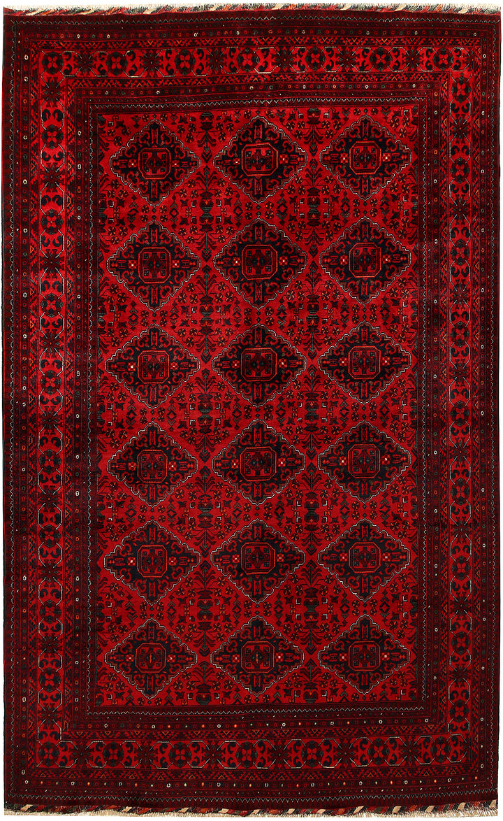 Dark Red Khal Mohammadi 6'  4" x 9'  10" - No. QA78289