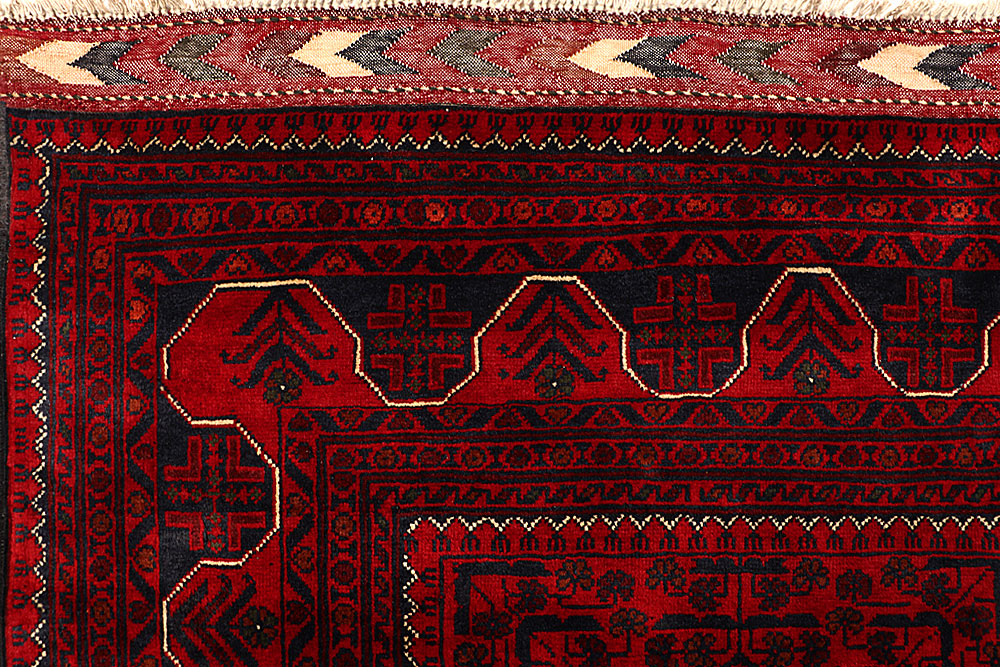 Dark Red Khal Mohammadi 6' 6 x 9' 8 - No. 67048 - ALRUG Rug Store