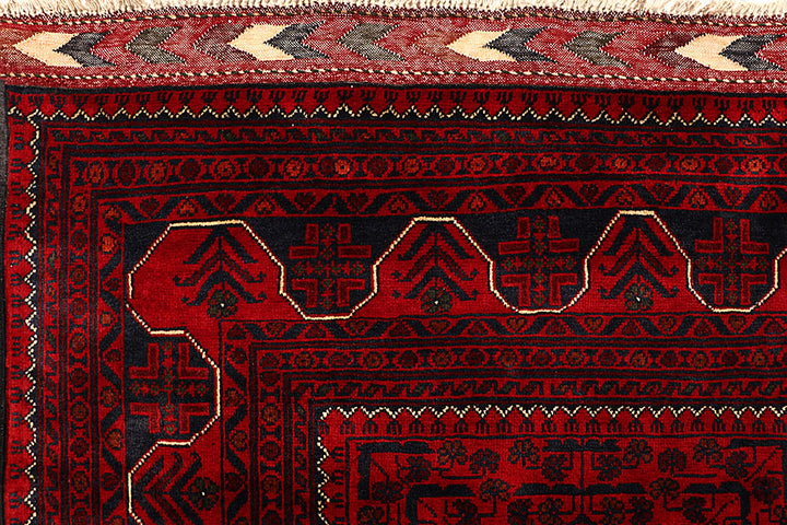 Dark Red Khal Mohammadi 6' 6 x 9' 8 - No. 67048 - ALRUG Rug Store