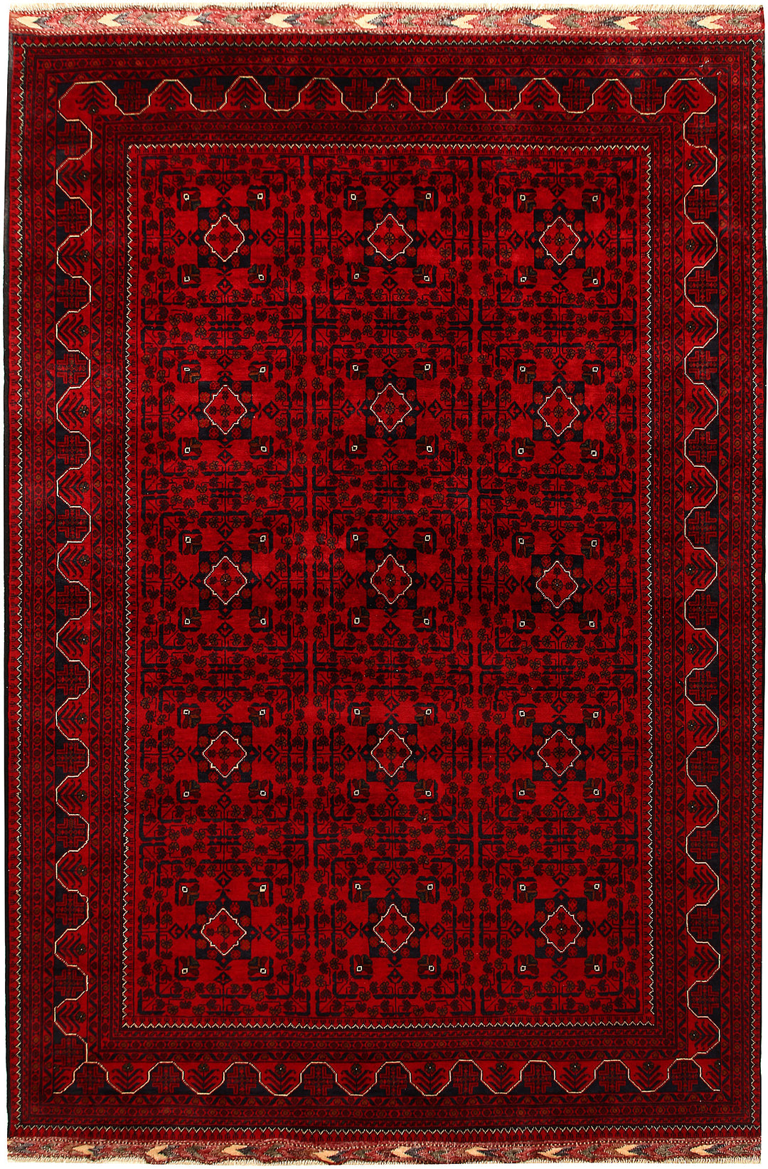 Dark Red Khal Mohammadi 6' 6 x 9' 8 - No. 67048 - ALRUG Rug Store