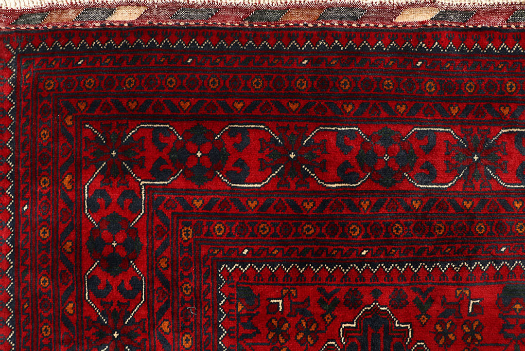 Dark Red Khal Mohammadi 6'  6" x 9'  3" - No. QA24458