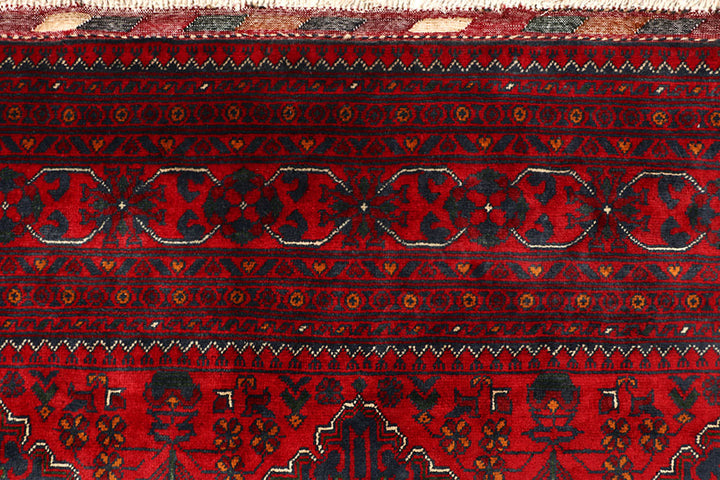 Dark Red Khal Mohammadi 6'  6" x 9'  3" - No. QA24458