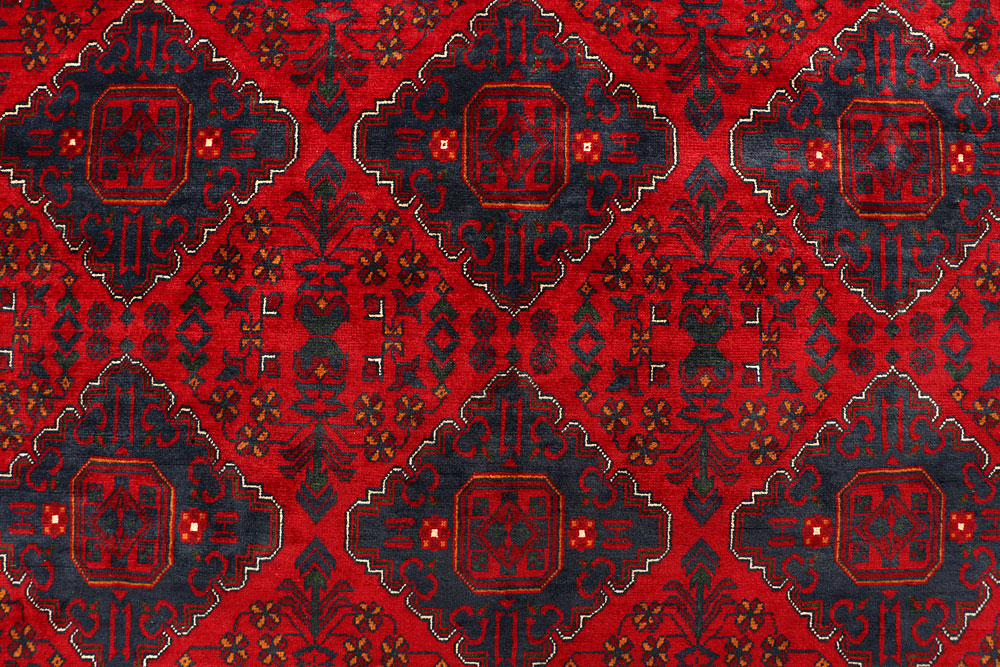 Dark Red Khal Mohammadi 6' 6 x 9' 3 - No. 67049 - ALRUG Rug Store