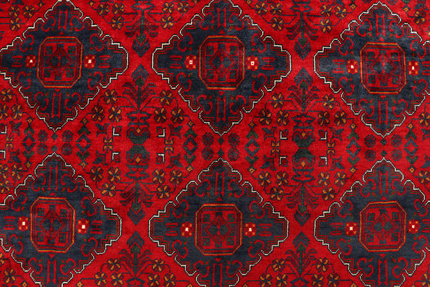 Dark Red Khal Mohammadi 6'  6" x 9'  3" - No. QA24458