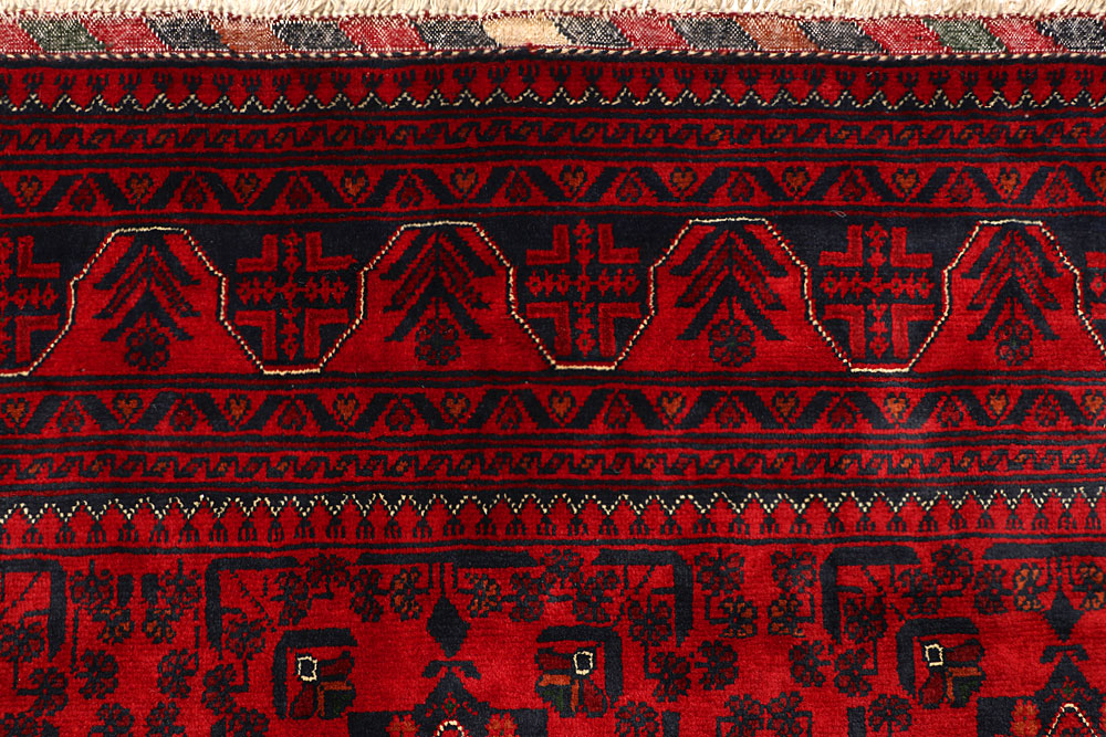 Dark Red Khal Mohammadi 6' 4 x 9' 7 - No. 67050 - ALRUG Rug Store