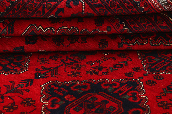 Dark Red Khal Mohammadi 6' 6 x 9' 9 - No. 67051 - ALRUG Rug Store
