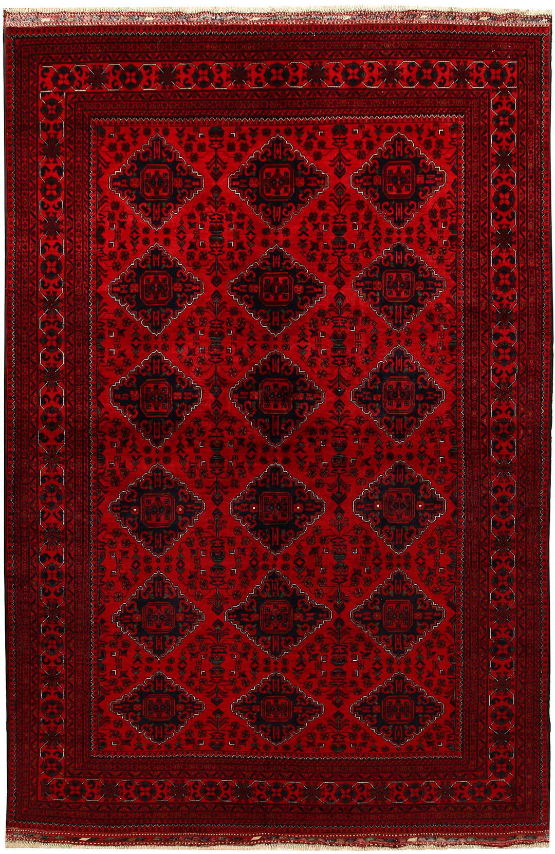 Dark Red Khal Mohammadi 6' 6 x 9' 9 - No. 67051 - ALRUG Rug Store